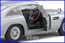 Aston Martin DB5 1964 Silver Birch Solido 1/18 Scale Diecast S1807101 10 in