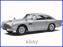 Aston Martin DB5 1964 silver birch diecast model car S1807101 Solido 118