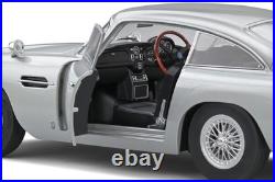Aston Martin DB5 1964 silver birch diecast model car S1807101 Solido 118