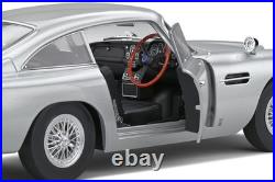 Aston Martin DB5 1964 silver birch diecast model car S1807101 Solido 118 Aston Martin DB5 1964 silver birch diecast model car S1807101 Solido 118
