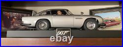 Aston Martin DB5 James Bond 007 1/8th scale by Eaglemoss +MANY EXTRAS