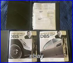 Aston Martin DB5 James Bond 007 1/8th scale by Eaglemoss +MANY EXTRAS
