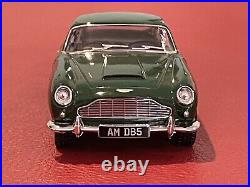 Aston Martin DB5 diecast car 1963 British Racing Green self propel 1/38 scale