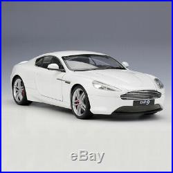 Aston Martin DB9 Coupe Car Collectible Diecast Metal Models in 118 Scale White