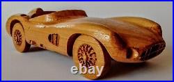 Aston Martin DBR1 113 Wood Car Scale Model Replica Oldtimer Vintage Edition