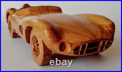 Aston Martin DBR1 1956 113 WOOD CAR SCALE MODEL AUTOMOBILIA REPLICA OLDTIMER