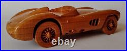 Aston Martin DBR1 1956 113 WOOD CAR SCALE MODEL AUTOMOBILIA REPLICA OLDTIMER