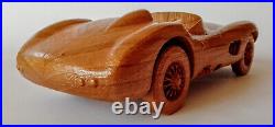 Aston Martin DBR1 1956 113 WOOD CAR SCALE MODEL AUTOMOBILIA REPLICA OLDTIMER