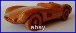 Aston Martin DBR1 1956 113 WOOD CAR SCALE MODEL AUTOMOBILIA REPLICA OLDTIMER