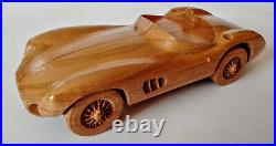 Aston Martin DBR1 1956 113 WOOD CAR SCALE MODEL AUTOMOBILIA REPLICA OLDTIMER