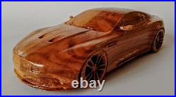 Aston Martin DBS 116 Wood Scale Model Car Vehicle Replica Oldtimer Vintage Toy