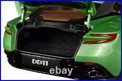 Aston Martin Db11 (rhd) Apple Tree Green Met. 1/18 Model Car By Autoart 70269
