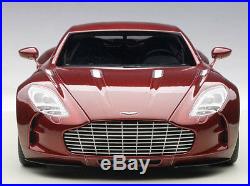 Aston Martin One-77 Diavolo Red 118 Scale Diecast Car Autoart Factory Sealed