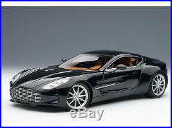 Aston Martin One 77 in Black Pearl 118 Scale by Auto Art 70241