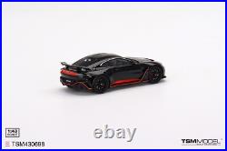 Aston Martin V12 Vantage Jet Black True Scale Miniatures Tsm430698 1/43