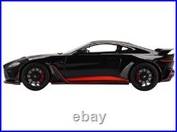 Aston Martin V12 Vantage Rhd Jet Black 1/18 Model Car By Top Speed Ts0452