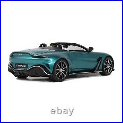 Aston Martin V12 Vantage Roadster Blue Turquoise 2023 118 Model Car