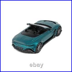 Aston Martin V12 Vantage Roadster Blue Turquoise 2023 118 Model Car