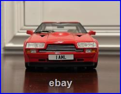 Aston Martin V8 Vantage Zagato Red Resin 1/18 Scale Model Car Rare