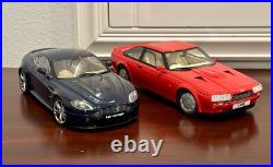 Aston Martin V8 Vantage Zagato Red Resin 1/18 Scale Model Car Rare