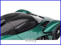 Aston Martin Valkyrie Aston Martin Racing Green Metallic w Black Top 1/18 Model