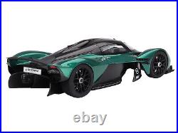 Aston Martin Valkyrie Aston Martin Racing Green with Black Top 1/18
