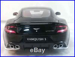 Aston Martin Vanquish S Onyx Black in 118 Scale by AUTOart 70271