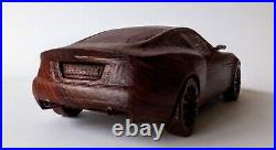 Aston Martin Vanquish V12 116 Wood Scale Model Car Replica Oldtimer Vintage Toy