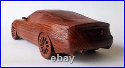 Aston Martin Vanquish V12 116 Wood Scale Model Car Replica Oldtimer Vintage Toy