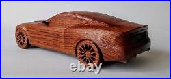 Aston Martin Vanquish V12 116 Wood Scale Model Car Replica Oldtimer Vintage Toy