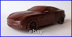 Aston Martin Vanquish V12 116 Wood Scale Model Car Replica Oldtimer Vintage Toy