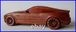 Aston Martin Vanquish V12 116 Wood Scale Model Car Replica Oldtimer Vintage Toy