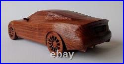 Aston Martin Vanquish V12 116 Wood Scale Model Car Replica Oldtimer Vintage Toy