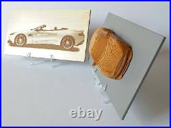 Aston Martin Vanquish Wooden Car Scale Model Toy Automobilia Replica Collector