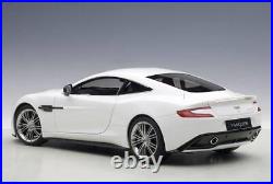 Aston Martin Vanquish in Glossy White Composite Model Car in 118 Scale by AUTOa