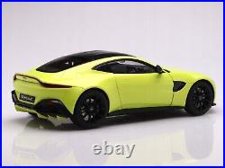 Aston Martin Vantage 2019 Lime Essence Diecast Model Car Toy 118 Scale AUTOart