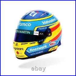 Authentic Half Scale F1 Mini Helmet Fernando Alonso 2025 Aston Martin Authentic Half Scale F1 Mini Helmet Fernando Alonso 2025 Aston Martin