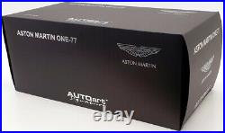 AutoArt 1/18 Scale 70240 2009 Aston Martin One 77 Tiffany Blue