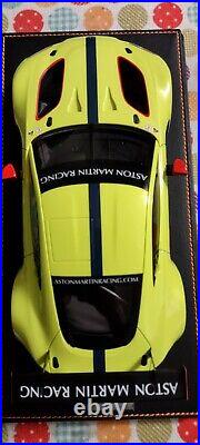 AutoArt Aston Martin Vantage GTE 1/18 scale, BBR Premium Leather Base and