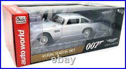 AutoWorld Aston Martin DB5 007 James Bond 118 Scale Diecast AWSS131