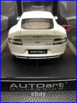 Auto Art Mini Model Car 1/18 Scale Aston Martin Rapide S White Vehicle Toy