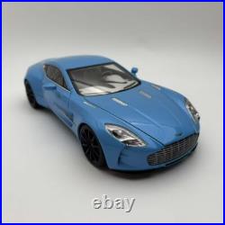 Autoart 118 Aston Martin ONE 77 Blue alloy car model limited edition Autoart 118 Aston Martin ONE 77 Blue alloy car model limited edition