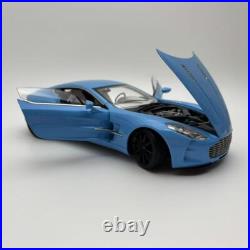 Autoart 118 Aston Martin ONE 77 Blue alloy car model limited edition Autoart 118 Aston Martin ONE 77 Blue alloy car model limited edition