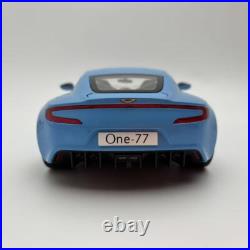 Autoart 118 Aston Martin ONE 77 Blue alloy openable car model limited edition