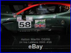 Autoart 1/18 Scale 80506 Aston Martin DBR9 24H LeMans 2005 #58 Enge Kox Lamy