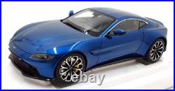 Autoart 1/18 Scale Diecast 70278 Aston Martin Vantage 2019 Zaffre Blue