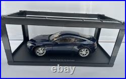 Autoart 1/18 Scale Diecast Aston Martin V8 Vantage Midnight Blue READ