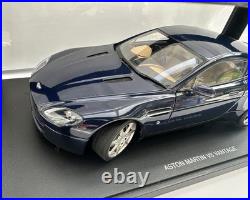 Autoart 1/18 Scale Diecast Aston Martin V8 Vantage Midnight Blue READ