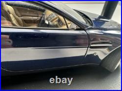 Autoart 1/18 Scale Diecast Aston Martin V8 Vantage Midnight Blue READ