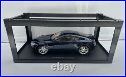 Autoart 1/18 Scale Diecast Aston Martin V8 Vantage Midnight Blue READ